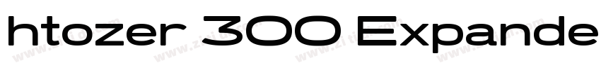 htozer 300 Expanded字体转换